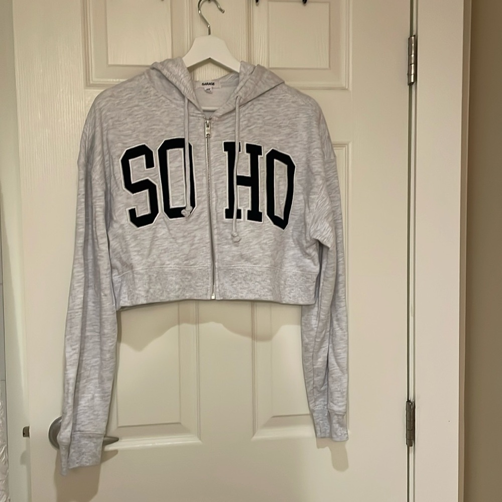 Garage jacket Size M light gray